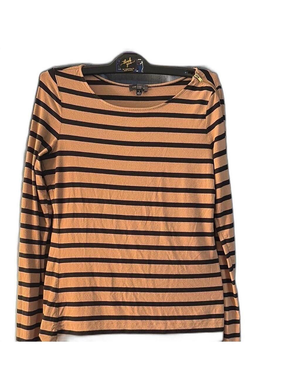 The Limited Women's Tan and Black Tshirt Size SM